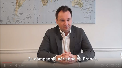 La minute hashtag de Frantz Yvelin (Aigle Azur) 