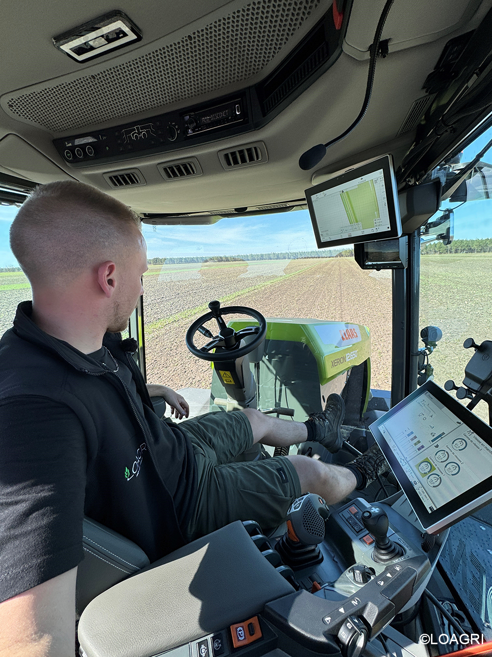 A travers sa chaîne, LOAGRI teste les dernières innovations et machines que lui confient les marques © LOAGRI.