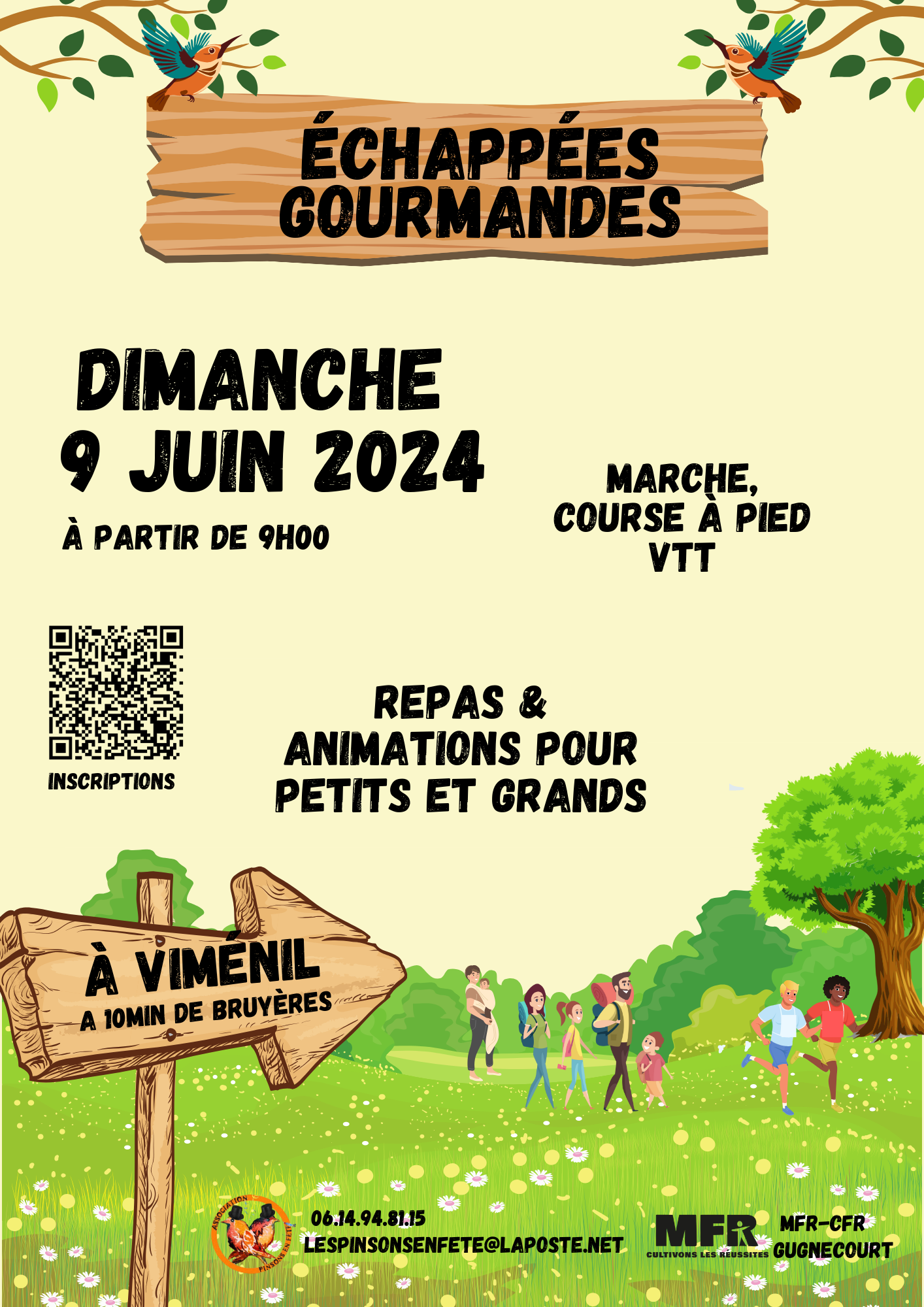 Echappées gourmandes de Viménil le 9 mai 2024