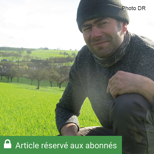 «Il faut s’adapter aux conditions», constate Sylvain Weber, dans une association de méteil et de prairie. Photo DR